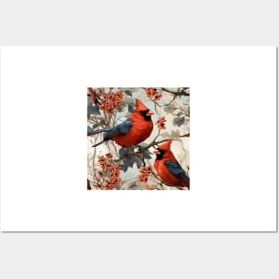 North American Birds - Cardinal Posters and Art